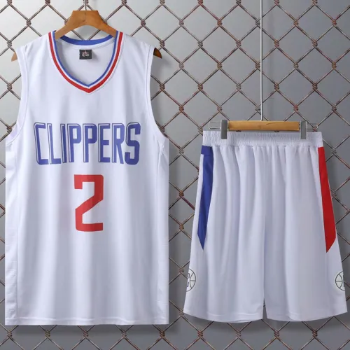 Los Angeles Clippers Basketball Clothing Kawhi Leonard Outfit Basketball Team Jersey PQKL002A