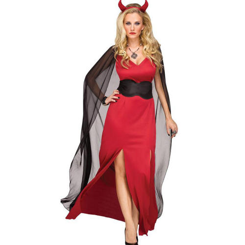 Devil Cosplay Fancy Dress Carnival Halloween Queen Costume PQ9060
