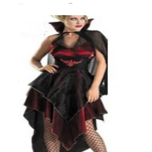 Carnival Devil Vampires Costume Halloween Evil Fancy Dress PQ8816B