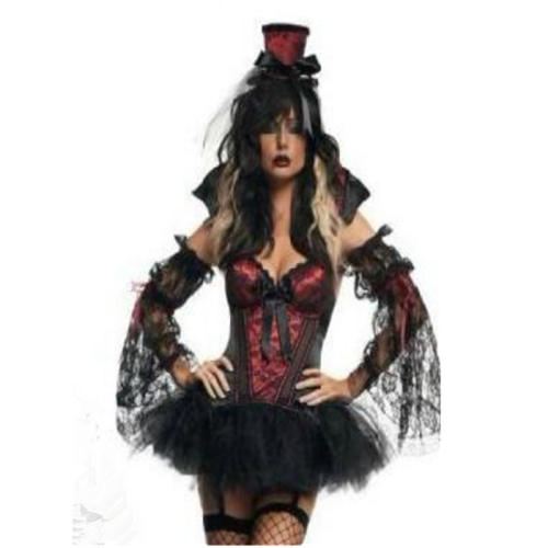 Halloween Evil Fancy Dress Carnival Devil Vampires Costume PQ8816