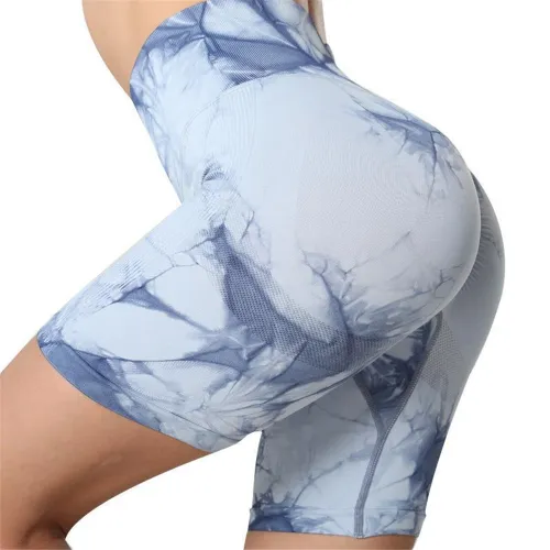 Women Seamless Workout Shorts High Waist Yoga Short Pants PQ9126B