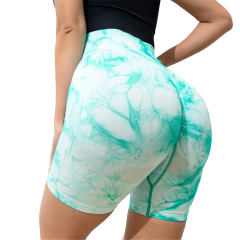 Women Seamless Workout Shorts High Waist Yoga Short Pants PQ9126B
