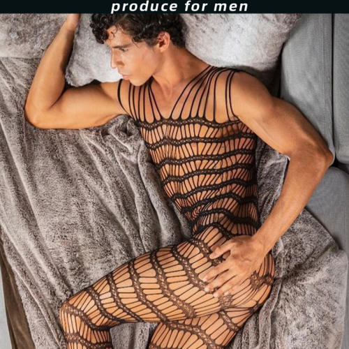 Men Sexy Lingerie Fetish Pantyhose Erotic Mesh Bodystockings PQ072