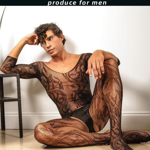 Fetish Pantyhose Men Sexy Lingerie Erotic Mesh Bodystockings PQ088