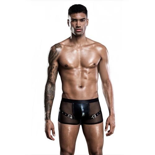 Sexy Underwear For Men Big Mesh U-convex Boxer Briefs Shorts PQ7265