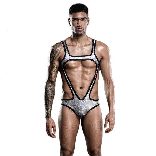 Wholesale Gay Lingerie Camouflage Bodysuit Sexy Costume PQ7252 ML-25