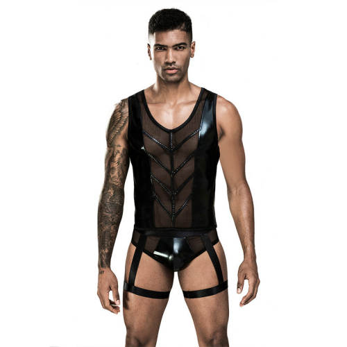 Wholesale Gay Club Wear Mesh Lingerie For Men Sexy Costume PQ7233