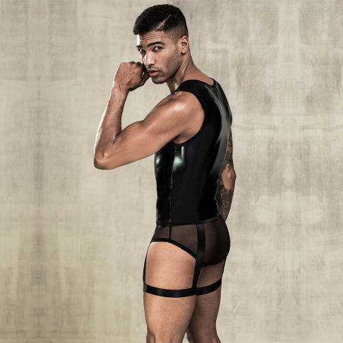 Wholesale Gay Club Wear Mesh Lingerie For Men Sexy Costume PQ7233