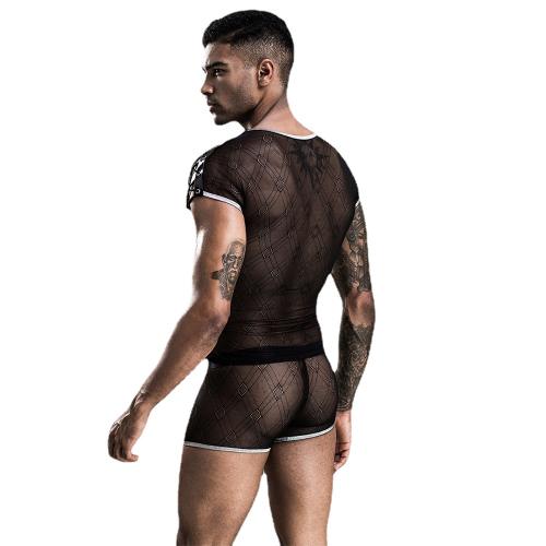 Wholesale Gay Mesh Lingerie For Men Club Wear Sexy Costume PQ7232 ML-12