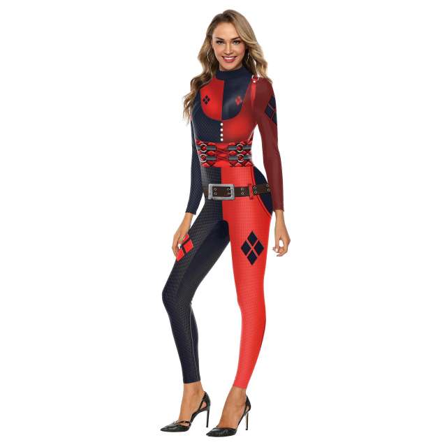 Woman American Comic Superhero Costume Sexy Super Hero Jumpsuit PQWB009