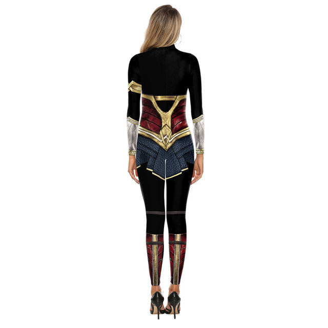 Woman Justice League Comic Superhero Costume Super Hero Jumpsuit PQ142-006
