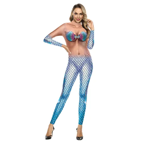 3D Printed Steampunk Jumpsuit Comic Superhero Halloween Costume PQB142-110