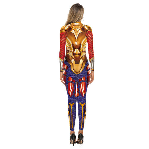 3D Printed Halloween Carnival Jumpsuit Superhero Comic Costume PQB142-211