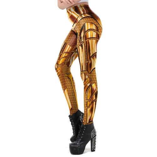 Science Fiction Print Leggings Fashion Pants Wonder Women Cartoon Trousers KDK2123