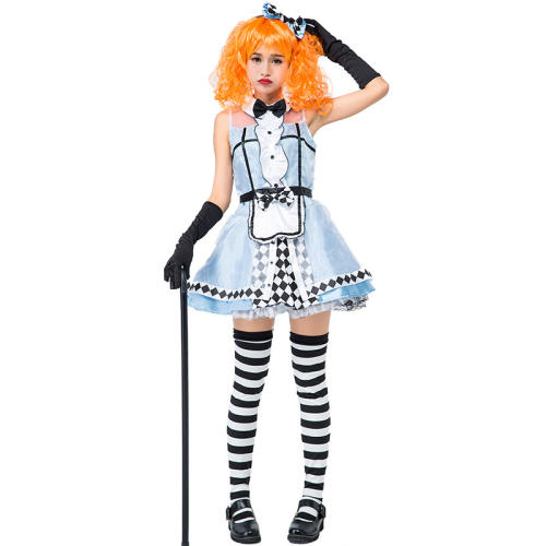 Halloween Alice in Wonderland Fancy Dress Carnival Cosplay Costume PQ9007
