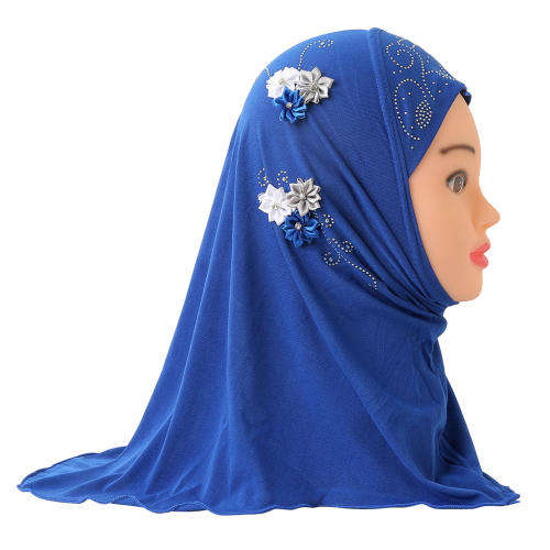 Wholesale Model Middle East Kerchief Kid Ethnic Ice Silk Scarf PQH075