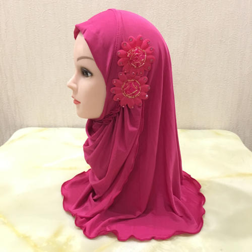 Wholesale Children Ethnic Ice Silk Scarf Model Middle East Kerchief PQH081