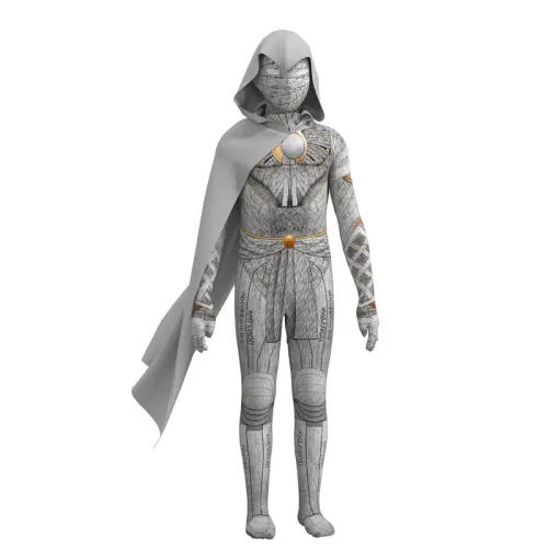 Moonlight Knight Costume 3D Movie Role Jumpsuit Halloween Streetwear PQ68010