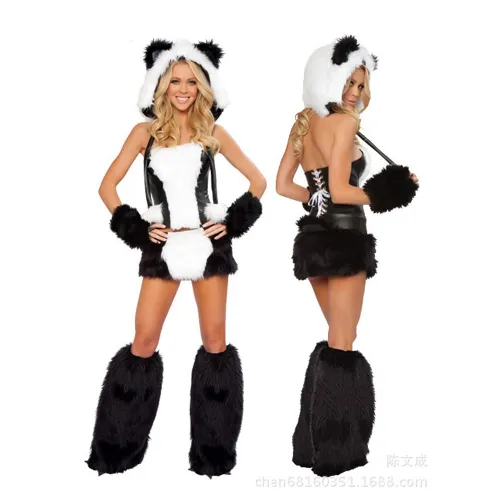 Faux Fur Mouse Costume Carnival Uniform Cos Plush Animal Outfit PQ80505K