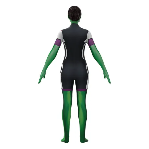 Super Hero She-Hulk Tights Jumpsuit Avengers Cosplay Costume PQHK001
