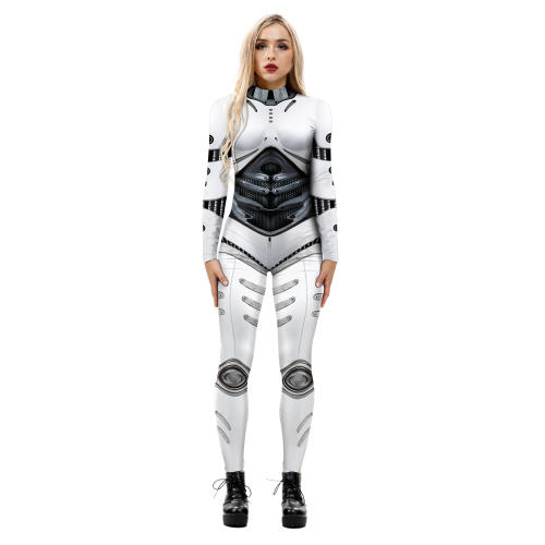 3D Digital Printing Cos Costume Slim Machine Armor Jumpsuit PQBAX176