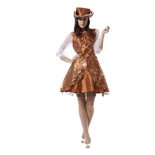 Luxury Carnival Cosplay Pirate Costume Women Halloween Fancy Dress PQ42426E