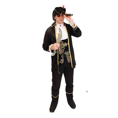 Hook Halloween Buccaneer Cosplay Uniform Men Carnival Pirate Costume PQ42426Q