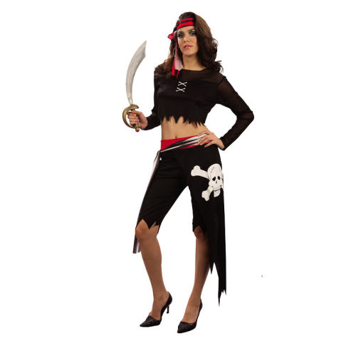 Caribbean Carnival Cosplay Pirate Costume Women Halloween Fancy Dress PQ42426J
