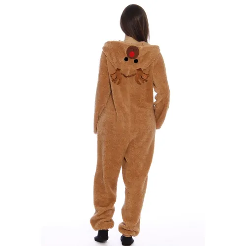 Christmas Elk Pajamas Women Moose Uniform Xmas Reindeer Fancy Dress Sexy Costume PQ1193