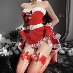 Women Xmas Costume Sexy Fancy Dress Christmas Uniform Clubwear PQ340