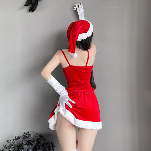 Christmas Dress Xmas Costume Clubwear Fantasy Bunny Uniform PQ354