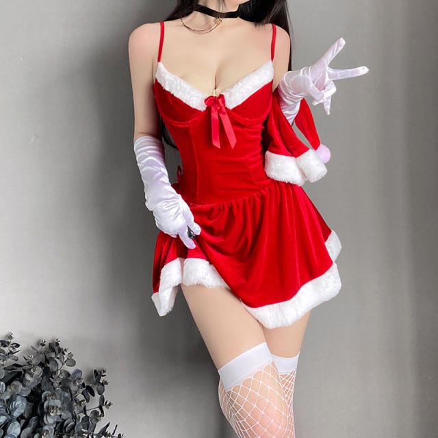 Christmas Dress Xmas Costume Clubwear Fantasy Bunny Uniform PQ354