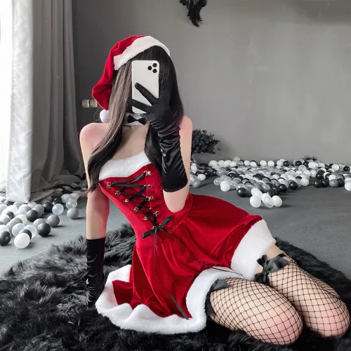 Christmas Costume Battlesuit Fantasy Bunny Cloak Uniform PQ316