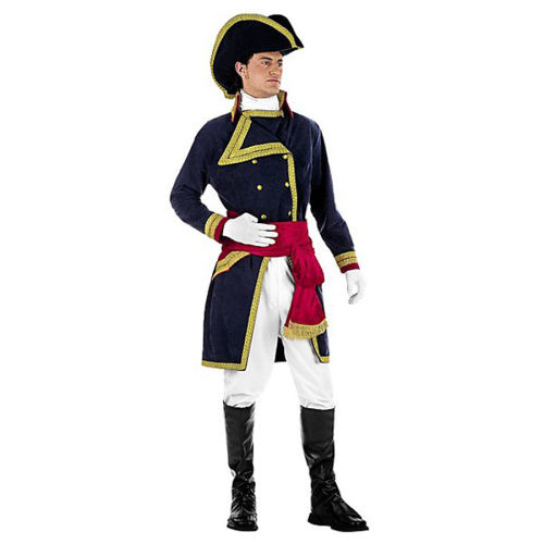 Britain French Revolutionist Adult Costume Admiral Nelson Uniform For Men PQ101381