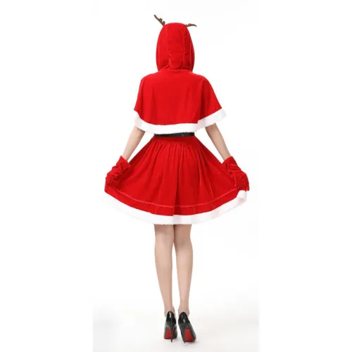 Christmas Elk Costume Xmas Funny Fancy Dress Santa Uniform PQ241