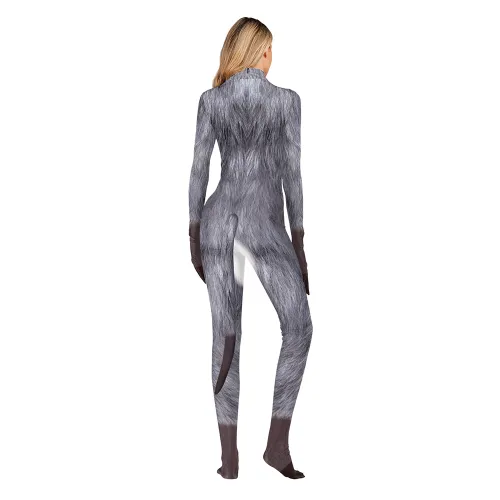 Adult Donkey Cosplay Costume Unisex Moke Carnival Jumpsuit PQB1008