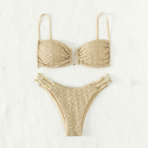 Women Swimwear Wrinkle Bathing Suit Sexy Ins Style Bikini PQ8140
