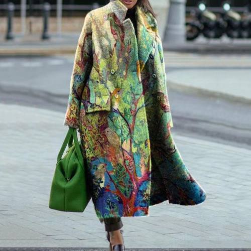 Casual Woolen Coat Women Winter Jacket Fashion Warm Streetwear PQSC8753D