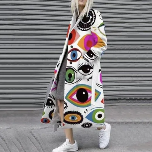 Casual Woolen Coat Women Winter Jacket Fashion Warm Streetwear PQSC8753D