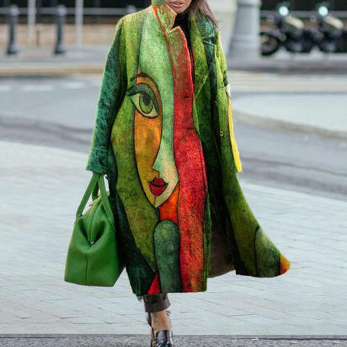 Fashion Casual Woolen Coat Women Winter Jacket Warm Streetwear PQSC8753C