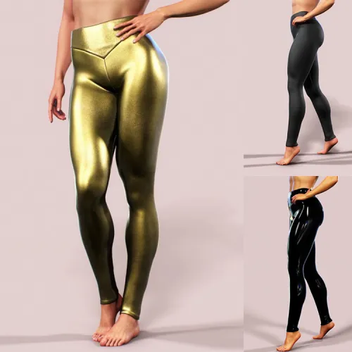 High Waist PU Leggings Sexy Faux Leather Pants PQPK010