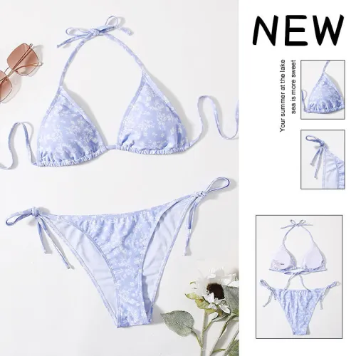 Women Ins Style Bikini Triangle Swimwear Sexy Bathing Suit PQ00123