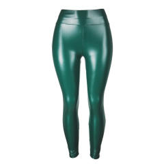 Sexy Hot Pants High Waist Faux Leather Trousers Women PU Leggings PQPK16