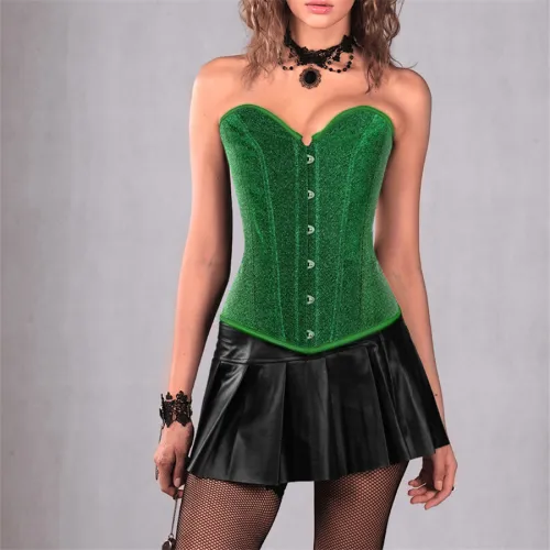 Retro Corset Women Court Overbust Corselet Sexy Shaper PQ7789