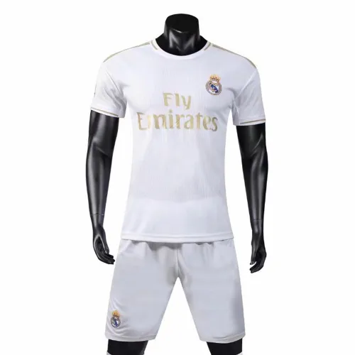19-20 European Football League Soccer Jersey Real Madrid Football Fan Apparel PQ9966
