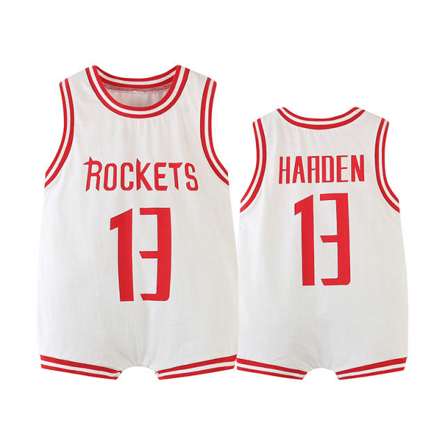 Infants Basketball Jumpers Toddlers Wholesale Jersey Basketball Rompers PQ14676