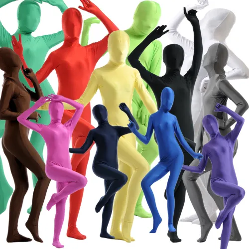 Women Fetish Zentai Sexy Catsuit Night Club Jumpsuit PQ16572