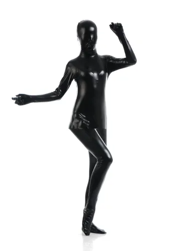 Women Fetish Zentai Faux Leather Catsuit PVC Club Jumpsuit PQ2240