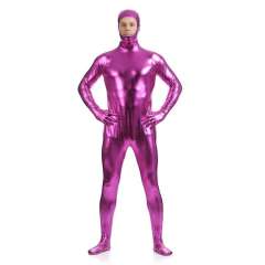 Male PVC Fetish Zentai Sexy Catsuit For Man Night Club Faux Leather Jumpsuit PQ88918