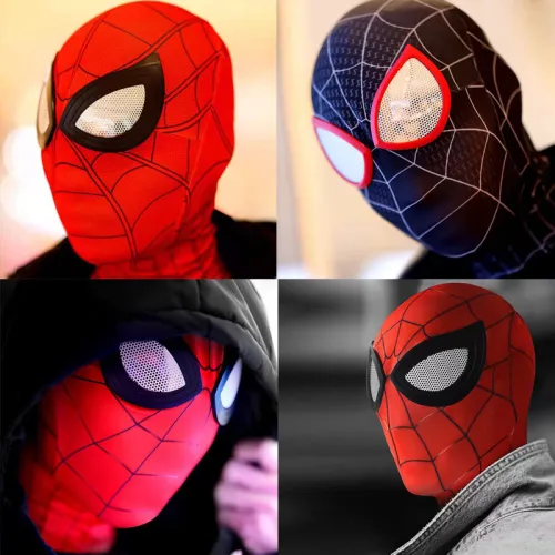 Spider Headgear Halloween Cosplay Mask Animation Movie Carnival Accessories PQ75305